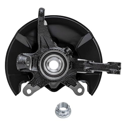 Detroit Axle - Front Left Steering Knuckle CV Axle for 2006-2011 | Honda Civic [Automatic Transmission] 2007 2008 2009 2010 Steering Knuckle Wheel Bearing Hub Assembly CV Axle Driver Side - size: 2UX47713/Pair