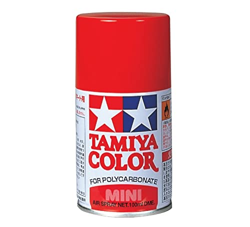 Tamiya 86002 Polycarbonate Spray PS-2 Red Model Paint