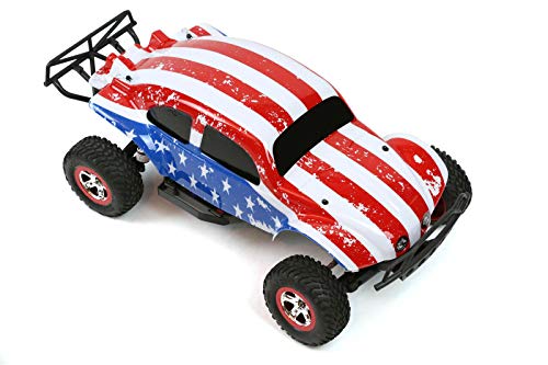 SummitLink Custom Body Flag Strip Style Compatible for 1/10 Scale RC Car or Truck (Truck not Included) SSB-FP-01