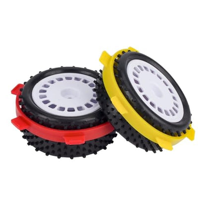 RC Tire Glue Bands Tool Compatible with 1/8 Off-Road Buggy and 1/10 Short-Course Stadium Compatible Glueing Solution(Yellow 2PCS)