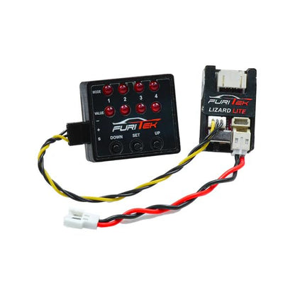 furitek Lizard LITE BRUSHLESS ESC for 1-18 1-24 with FOC Technology - Remote Control CAR, RC CAR, RC Crawler 1/18 & 1/24 Scale Toys Electronics (HELIDIRECT) (Lizard LITE with CARDSET)