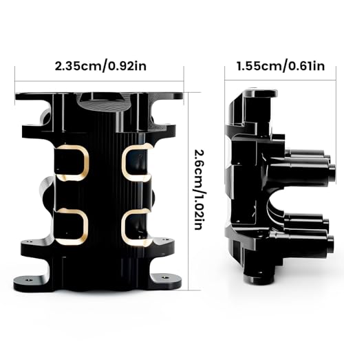 16g Black Coating Brass Skid Plate Accessories for 1/30 Axial SCX30 Upgrade Parts