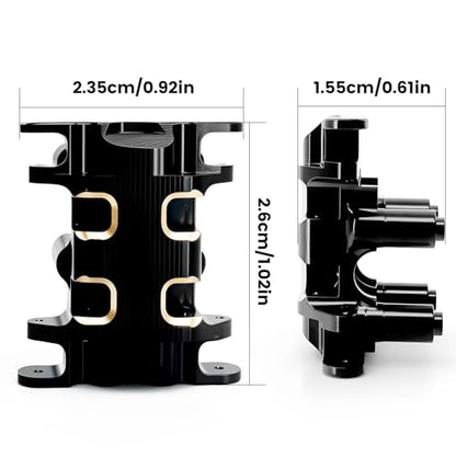 16g Black Coating Brass Skid Plate Accessories for 1/30 Axial SCX30 Upgrade Parts