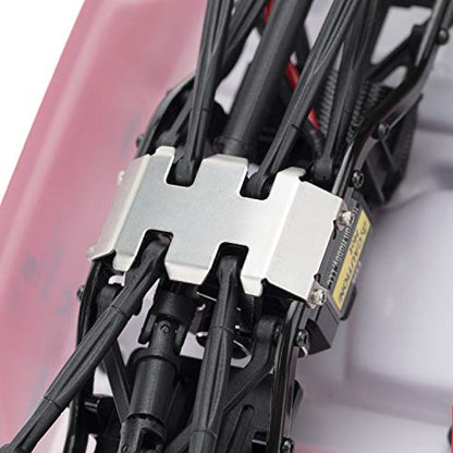 Stainless Steel Center Skid Plate Gearbox Chassis Guard for Axial SCX24 1/24 RC Crawler Car Upgrade Parts