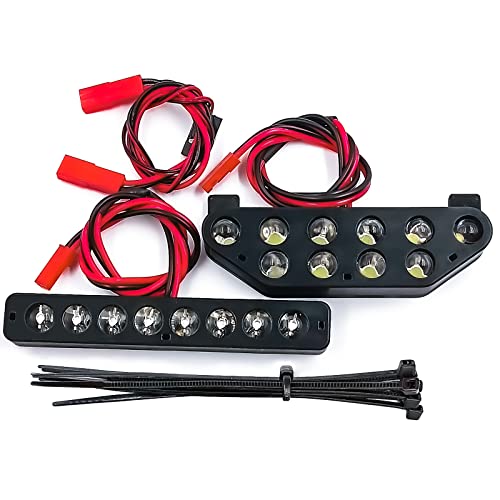 RC LED Front Rear Light Kits Headlight Taillight | Upgrade Parts, For 1/5 Losi XL DBXL 4WD 1.0, RC Car - color: Front + Rear Lights