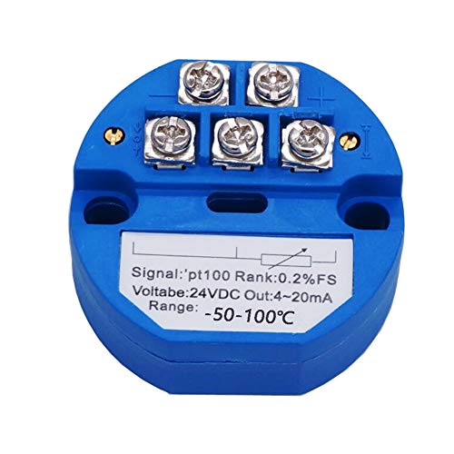TWTADE / -50~100 Celsius RTD PT100 SBW Temperature Sensor Temperature Transmitter Isolated Detector Module -50~100 Degree - 4-20MA - size: -50-100℃