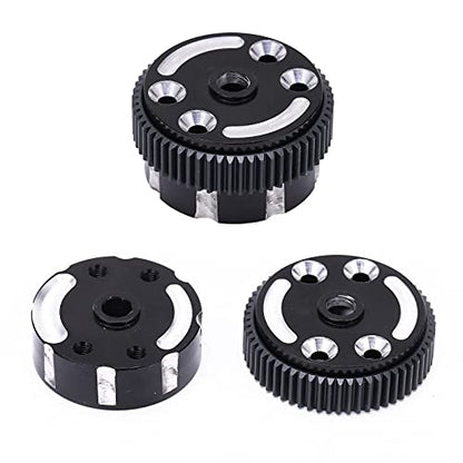 Alomejor Aluminum Alloy Sealed Differential Case, CNC Steel Gears Lightweight Durable for Slash 1/10 RC Car, with 4 O Rings to Prevent Leakage