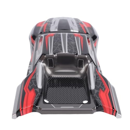 SUNGOOYUE 1/16 Body Shell Rc Car Body Shell, Replacement for Scy16101 Scy16102 1:16 Off Road Trucks, with Graffiti Decals and Mounting Pins (Red) - color: Red