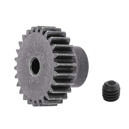 HobbyPark Steel Metal Mod 0.6 Module Pinion Gear Set 3.175mm Motor Gears 17T 21T 26T 29T 11189 11176 11181 11119 for RC Car Redcat HSP Exceed (4-Pack)