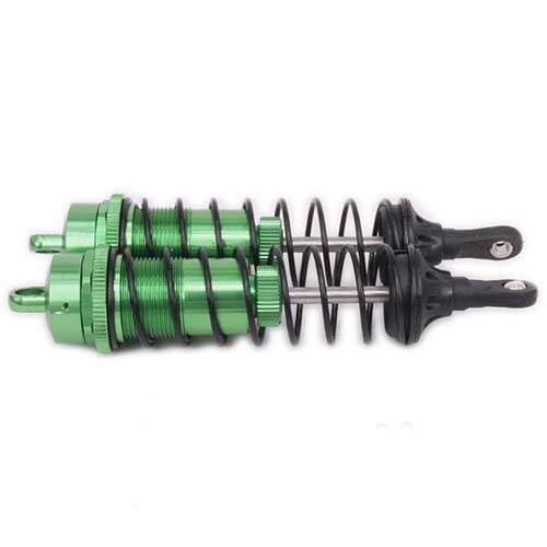 Replacement Part For Oil Adjustable Style 122mm Long Aluminum Shock Absorber Damper For Rc Car 1/8 Buggy Truck Hop-Up Parts - (Color: Green) - color: Green