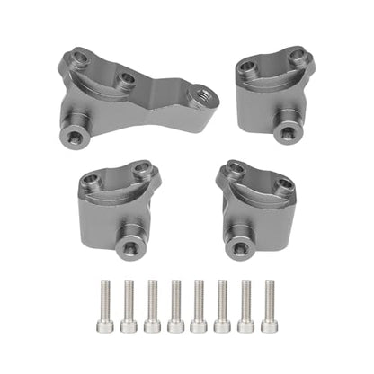 Aluminum Link Mounts Suspension Links Axle Mount Set for 1/10 RC Crawler Car TRX4 Upgrade Parts-Replaces Part 8227-Titanium - color: Titanium