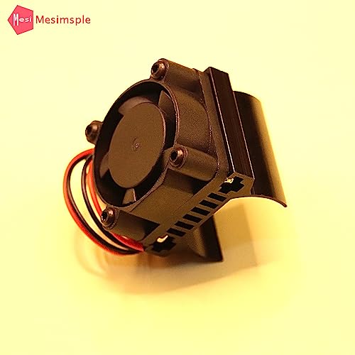 New Alloy Trx4m Motor Cooling Fans for 1/18 TRX4M Motor Heatsink Fan Upgrades Black