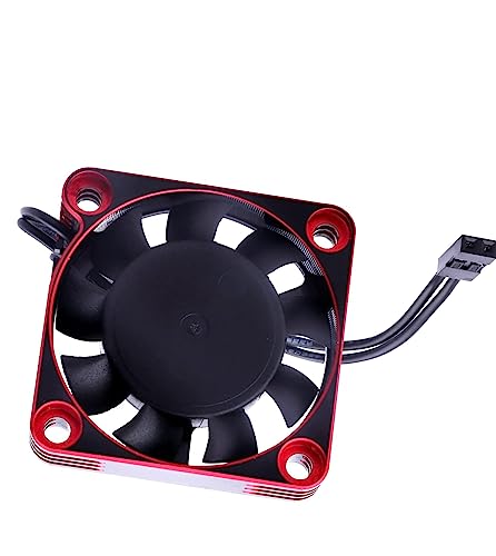 RC Motor Cooling Fan 40x40mm High Speed for ESC/Motor Heat Sink Replacement Red ESC Motor Fan
