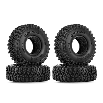 INJORA S4 1.3" 68 * 24mm Tires for TRX4M SCX24 1/18 1/24 RC Crawlers(T1350)