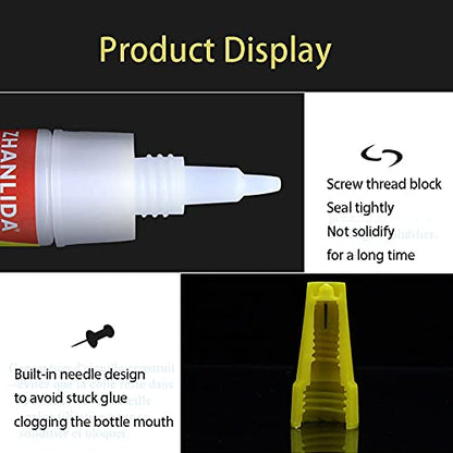 Black Tire Repair Glue Rubber Strong Adhesive Bonding for Sidewall Gash Dent Instant Super Glue for Off-Road Car Motorcycle Truck Tractor, 20g 0.7oz