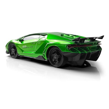 RC Drift Remote Control Car 2.4GHz 1/24 4WD 15KM/H High Speed Racing Sport with LED Lights Drifting Tire Toy for Adults Boys Girls Kids Gift - color: Green