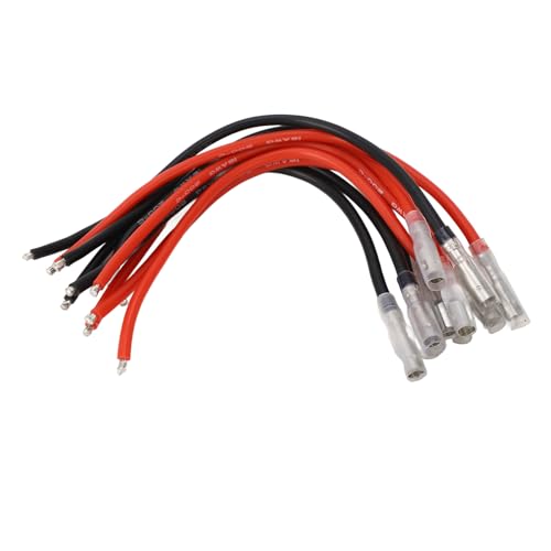 RC Motor Wire, 16AWG Silicone Cable with Banana Plugs, High Current Handling for RC and Vehicles