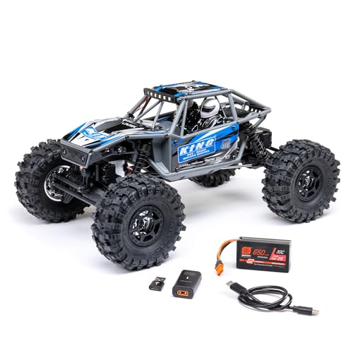 Axial RC Truck UTB18 Capra 4WS 1/18th 4x4 RTR (Comes with Everything Needed to Run), Blue, AXI-1750T1 - color: Blue