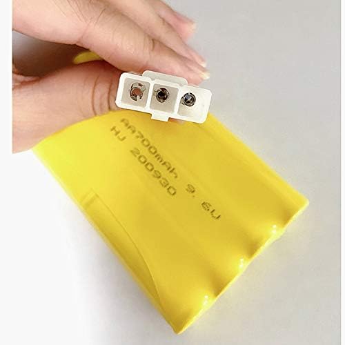 9.6V 700mAh NI-CD Battery with KET-3P Plug for RC Toy Like Robot car Remote Control Boat 9.6 Volt KET-3P with USB Charge Cable