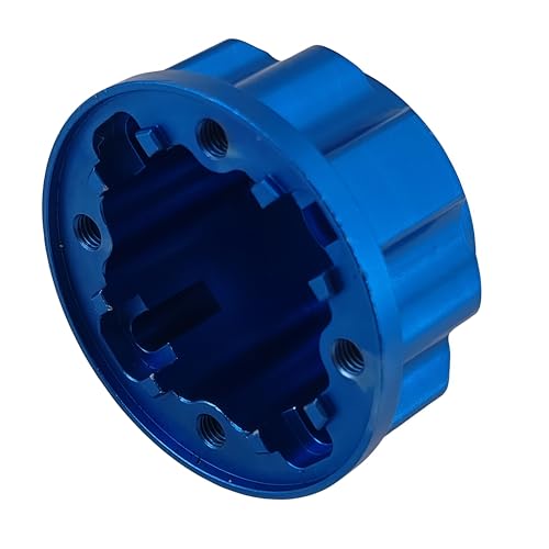 Differential Case Housing W224 for Maxx Maxx V2 Maxx Slash WideMaxx (Blue) | Aluminum,Front,Center,Rear,1/8 6S,1/10,CNC Machined,Upgrade Parts,High Strength,Precision Fit - color: Blue