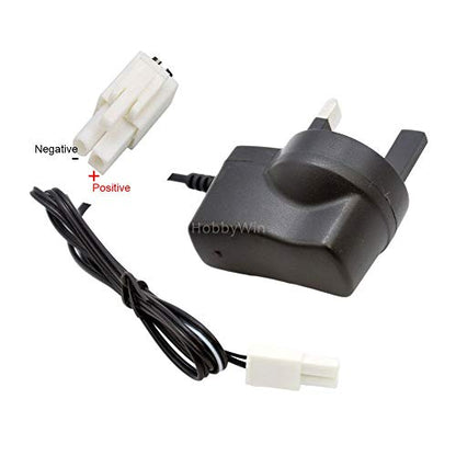9.6V 250mA UK Charger EL-2P Male Plug P-to-S for NiMH NiCD Battery Pack RC Car Buggy Truck Racing Boat
