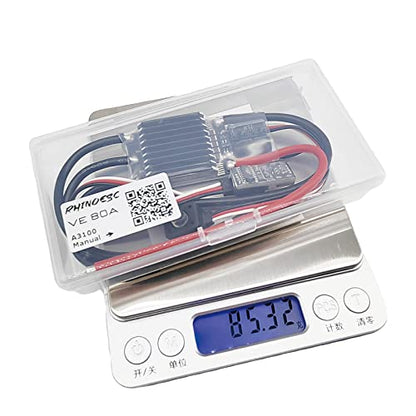 AM32 VE80A Crawler ESC 2-8S BEC 5.2-8.2V Brushless ESC for 1/8 1/10 Scale Crawler Car Axial SCX10 Traxxas TRX-4 TRX-6 (VE80A) - style: Crawler 80A ESC A3100