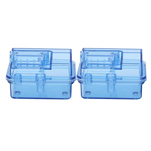 Tnfeeon RC Receiver Box Radio Protector for RC Car Boat Enthusiasts with Easy Mounting Screws Clear Blue Cover 2.1x1.5x1.3 Inches 1.5 Ounce Weight Ideal for Wet Conditions