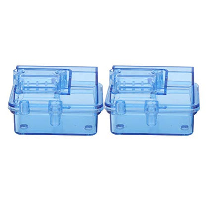 Tnfeeon RC Receiver Box Radio Protector for RC Car Boat Enthusiasts with Easy Mounting Screws Clear Blue Cover 2.1x1.5x1.3 Inches 1.5 Ounce Weight Ideal for Wet Conditions