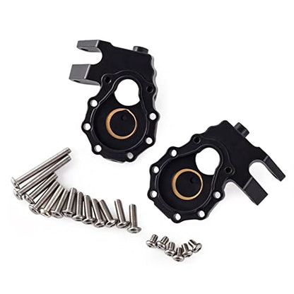 6Pcs Brass Portal Drive Axle Housing Steering Knuckle Caster Block Set for RC Crawler for for Traxxas TRX4 TRX6 Upgrade Parts Modification Accessories