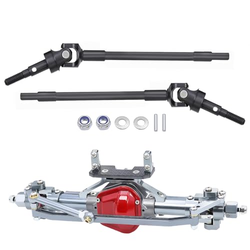 CNC Hard Steel Front CVD Drive Shaft for 1/10 Axial SCX10 I Straight Front Axle RC Crawler Car Replacement Upgrade Parts