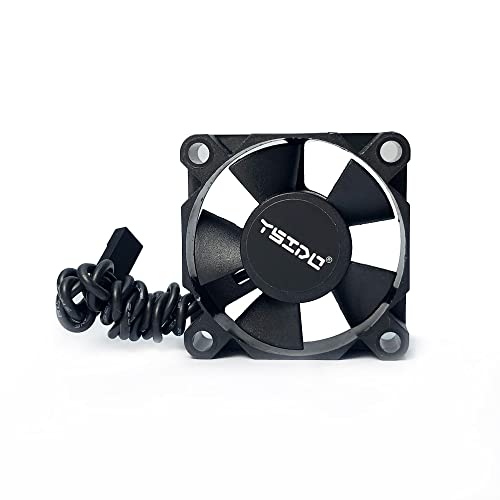 2Pack YSIDO RC Motor Cooling Fan Heatsink 3010 3510 4010 Cooler DC 5-8.4V Compatible with HSP HPI Wltoys Himoto Tamiya Redcat 1/10 1/8 RC Car Truck Boat 3650 540 550 4268 4274 Motor (2pcs 3510 Fan)