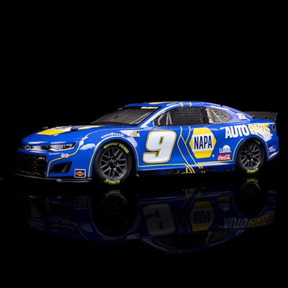 Losi 1/12 NASCAR RC Race Car Chase Elliott No. 9 2025 NAPA Chevrolet ZL1 2S AWD Brushed On-Road Battery & Charger Included Blue LOS1122509