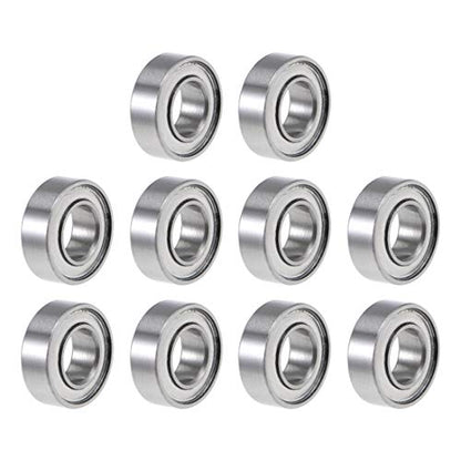uxcell R166ZZ Deep Groove Ball Bearing 3/16-inchx3/8-inchx1/8-inch Shielded Z2 Lever Bearings 10pcs - size: 3/16"x3/8"x1/8"