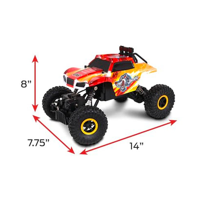 NKOK Mean Machines Jackal Rock Crawler; High Flex Suspension System; 4x4 Powerhouse; Dominate Any Terrain - style: Jackal