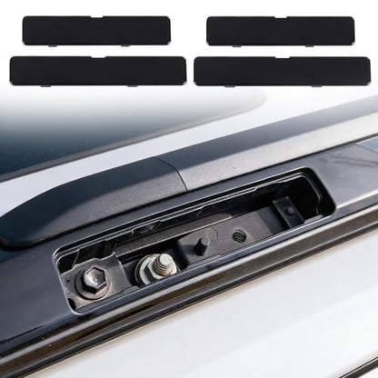 Roof Rails Rack End Cover Compatible with Toyota RAV4 2019-2024 ABS Roof Rack Cover Cap Shell Replacement 4Pcs Glossy Black Exterior Accessories