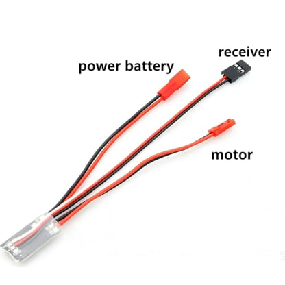 1S-3S Micro Brushed ESC 10A Dual-Way Without Brake 5V 1A BEC Motor Speed Controller for RC Vehicle Model Airplane (Two Way no Brake(2pcs)) - color: Two Way No Brake(2pcs)