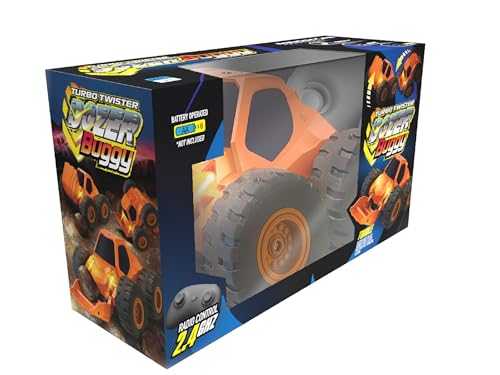 Mindscope Turbo Twister DozerBuggy Stunt Action RC Vehicle Orange
