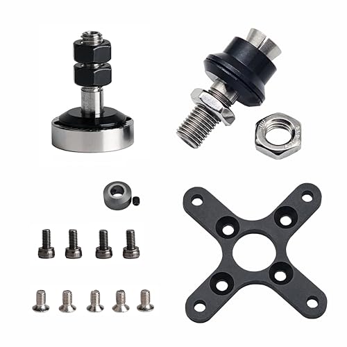 Propellert Adapter Hub Accessory,Propeller Seat 5.0mm Through Hole Prop Shaft Adapter Holder for RC Motor Prop AT28/35 Motor Shaft Adapter