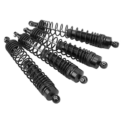 RiToEasysports Aluminum Alloy RC Shock Absorber Set for LOSI 1/8 LMT Axle RC Cars, 5.3 Inch Length, 4 Pieces