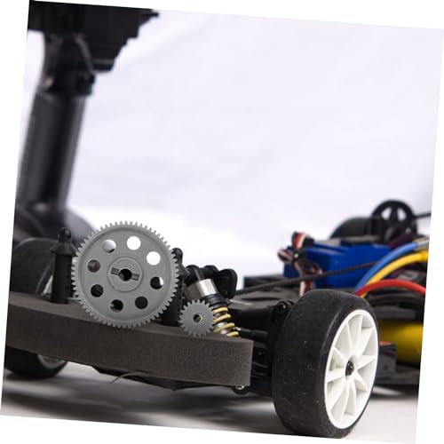Hemoton Rc Car Kit Hsp Rc Car Replacement Gear Scale Metal High Strength and Precise Matching - color: Dark Grey, size: 1.50X1.30X1.30CM
