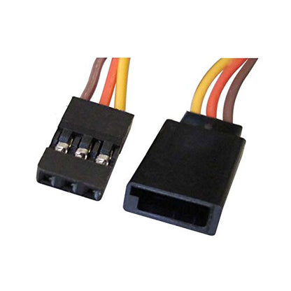 500mm Servo Extension Cord Cable Lead Wire JR 50cm 26AWG (Pack of 10 pcs) - size: 50 cm