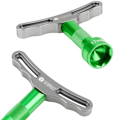 17mm Wheel Hex Nut Socket Sleeve Wrench RC Spanner Repair Tool for 1/6 1/8 1/10 Scale RC Car Trucks Crawler Buggy