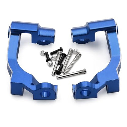 7075 Aluminum C-Hubs for Traxxas 1/16 Mini Maxx & Mini Slash 4X4 Replace 10732 High Strength Lightweight Steering Knuckle Blue - color: Blue