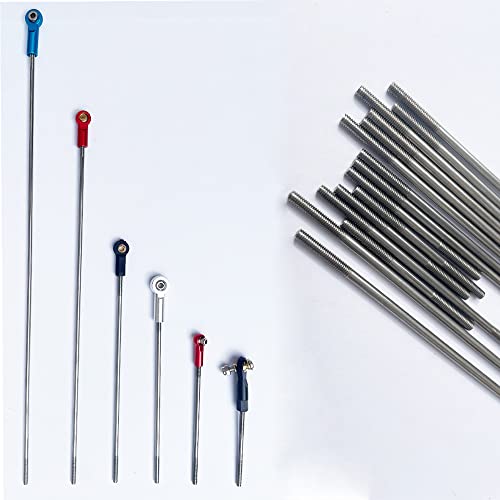 30Pcs M3 Pushrod Connector 304 Stainless Steel Rod Linkage for RC Model Airplane Helicopter Boat Car DIY Parts