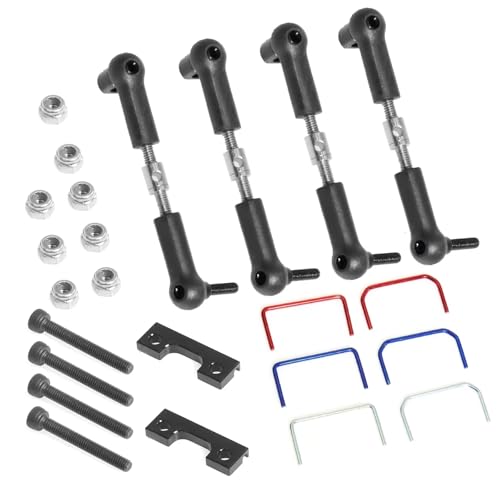 RC Upgrade Parts for Traxxas 1/16 for Slash for E-Revo Front and Rear Wide Sway Bar Anti Roll Bar Kit RC Car Upgrade Parts Accessories