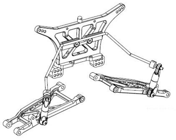 Sway Bar Anti Roll Bars Balance Front Rear Kit Upgrade Parts for 1/10 RC Car TRAXS Slash 2wd 4wd 4x4 Crawler Truck RTX4 Racing - (Color: 1 Set)