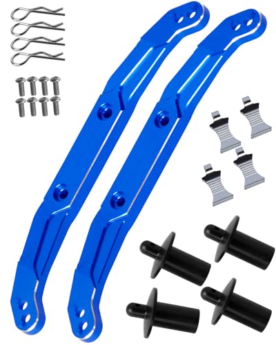 Alloy Body Mount Upgrades Part for 1/10 Slash 4x4/Slash 4x4 VXL,Body Mount Hops Up,Navy Blue - color: Navy Blue - Upgrades