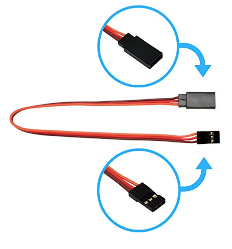 JR Style 9" / 225mm Servo Extension - 5 Pack #1010