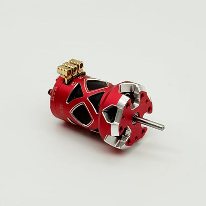 Furitek NANODRIVE 380 – 10.5T Sensored Brushless Motor for 1/10 Drift Cars - Remote Control Car, RC Car Electronics, 1/10 Drift Upgrades (Red) - color: Red