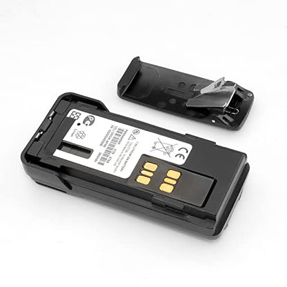 PMNN4491B Battery Replacement [Upgraded] for Motorola XPR3500 XPR3500e AAH02RDH9JA2AN AAH02RDH9VA7AN AAH02RDH9VA1AN PMNN4409 PMNN4491 Battery with Belt Clip